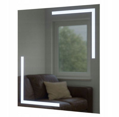  - Aries Frameless Led Bathroom Mirror 60X80CmBacklit Illuminated