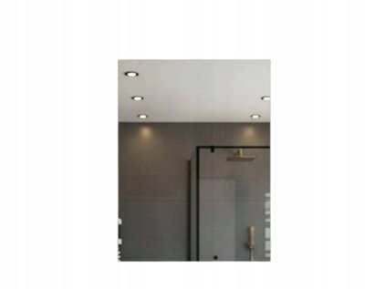  - Syriusz Frameless Led Bathroom Mirror 40X50CmBacklit Illuminated
