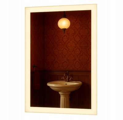  - Taurus Frameless Led Bathroom Mirror 70X90CmBacklit Illuminated