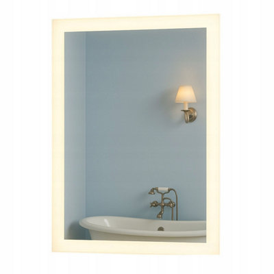  - Taurus Frameless Led Bathroom Mirror 90X100CmBacklit Illuminated