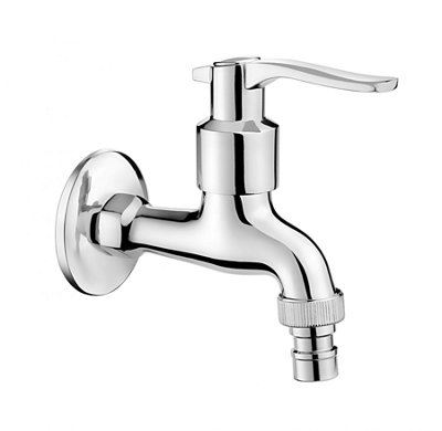 Deante Chrome Plated Cold Water Garden Outdoor Tap 1/2" With Aerator And Adapter