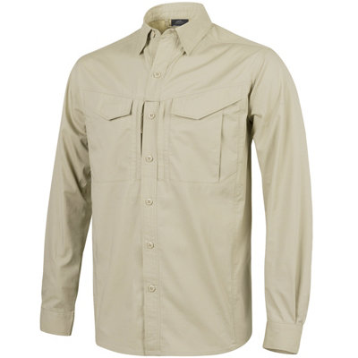 Helikon-Tex Helikon Defender Mk2 Long Sleeve Shirt Khaki Size Medium from B&Q