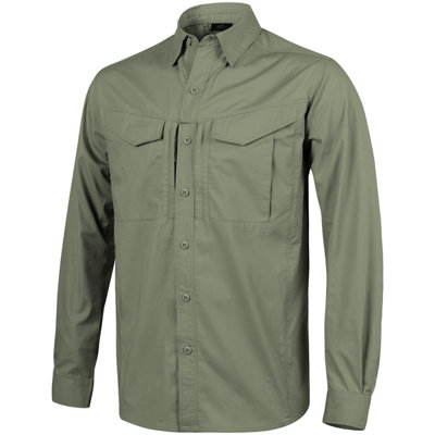 Helikon-Tex Helikon Defender Mk2 Long Sleeve Shirt Olive Green Size Medium from B&Q