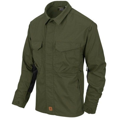 B&Q -  Helikon Woodsman Shirt Taiga Green / Black Size Medium
