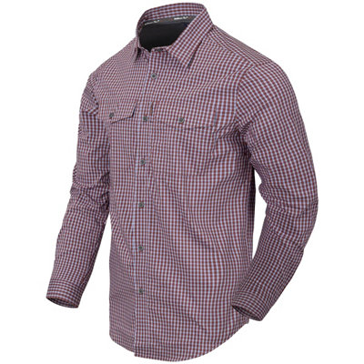 Helikon-Tex Helikon Covert Concealed Carry Shirt Scarlet Flame Checkered Size Small from B&Q