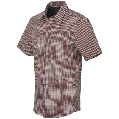Helikon-Tex Helikon Covert Concealed Carry Short Sleeve Shirt Dirt Red Checkered Size Small from B&Q