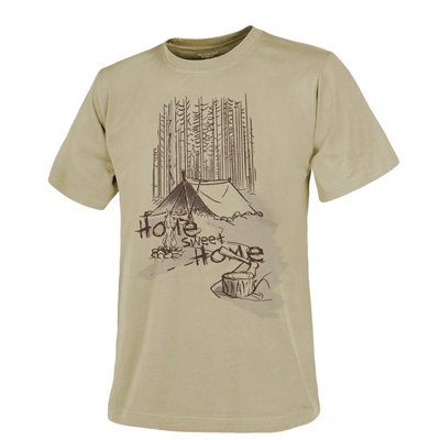 Helikon-Tex Helikon Home Sweet Home T-Shirt Khaki Size Small from B&Q