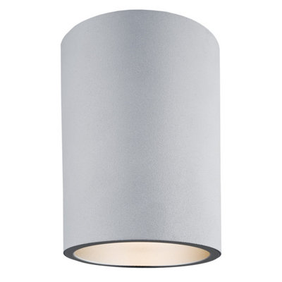 B&Q -  Luminosa Tyber1 Surface Mounted Downlight Silver Structure