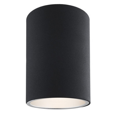 B&Q -  Luminosa Tyber1 Surface Mounted Downlight Black Structure