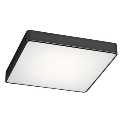 Netlighting Unisex Black Ontario Flush Ceiling Light Structure 25Cm - Image 3