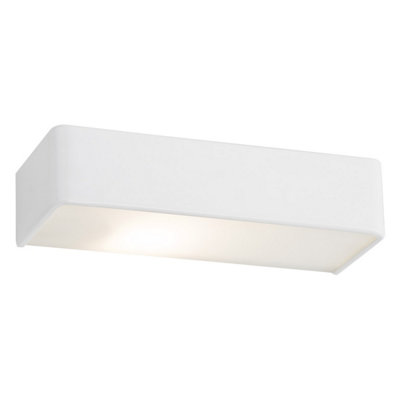 Luminosa Lighting Luminosa Rodan 40Cm Flush Wall Lamp White Structure from B&Q