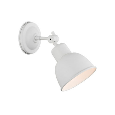 Luminosa Lighting Luminosa Eufrat Dome Wall Lamp White Structure from B&Q