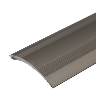A48 41mm Anodised Aluminium Self Adhesive Door Threshold Ramp ProfileChampagne1.0M from B&Q
