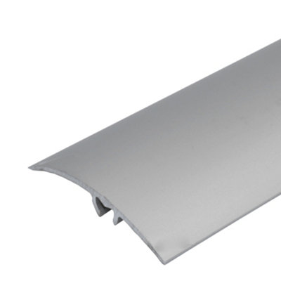 A65 50mm Anodised Aluminium Door Threshold StripSilver0.93M from B&Q