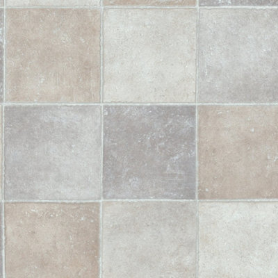 592 Pompei Stone Effect with High Floor Grip Lino Flooring Sheet Vinyl Flooring -1m(3'3") X 2m(6'6")-2m² - 3