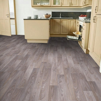 593 Granero Wood Effect with High Floor Grip Lino Flooring Sheet Vinyl Flooring -3m(9'9") X 3m(9'9")-9m²