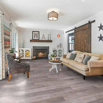 593 Granero Wood Effect with High Floor Grip Lino Flooring Sheet Vinyl Flooring -3m(9'9") X 3m(9'9")-9m² - 3