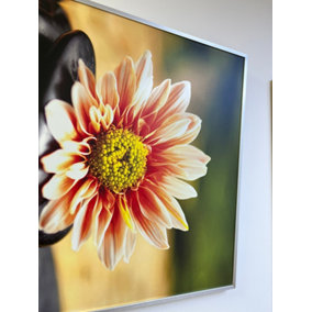 595x595 Flower Picture Infrared Heating Panel 360W - Electric Wall Panel Heater