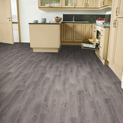 597 Helsinki Roma Wood Effect Lino Flooring Sheet Vinyl Flooring  - 3m(9'9") X 2m(6'6")-6m²