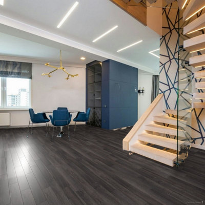 598 Chianti Wood Effect with High Floor Grip Lino Flooring Sheet Vinyl Flooring -5m(16'4") X 2m(6'6")-10m² - 3