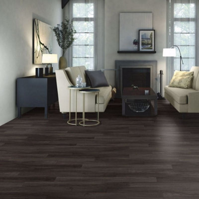 598 Chianti Wood Effect with High Floor Grip Lino Flooring Sheet Vinyl Flooring -5m(16'4") X 2m(6'6")-10m² - 4