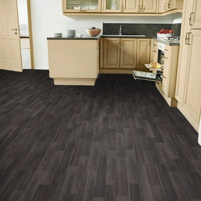 598 Chianti Wood Effect with High Floor Grip Lino Flooring Sheet Vinyl Flooring -5m(16'4") X 2m(6'6")-10m² - 6