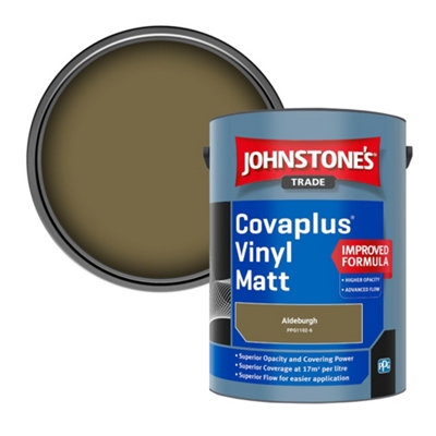 Johnstone's Trade Covaplus Vinyl Matt Walls & Ceilings Emulsion Paint Aldeburgh (Ppg1102-6) 5L from B&Q