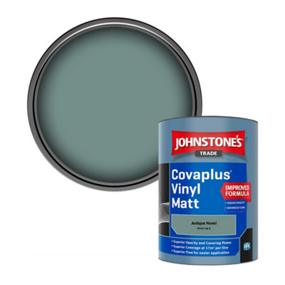 Johnstone's Trade Covaplus Vinyl Matt Walls & Ceilings Emulsion Paint Antique Novel (Ppg1144-5) 1L from B&Q
