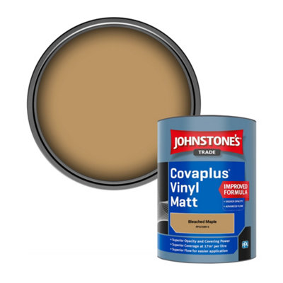 B&Q -  Covaplus Vinyl Matt Walls & Ceilings Emulsion Paint Bleached Maple (Ppg1089-5) 1L