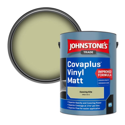 Johnstone's Trade Covaplus Vinyl Matt Walls & Ceilings Emulsion Paint Dancing Kite (Ppg1119-4) 5L from B&Q