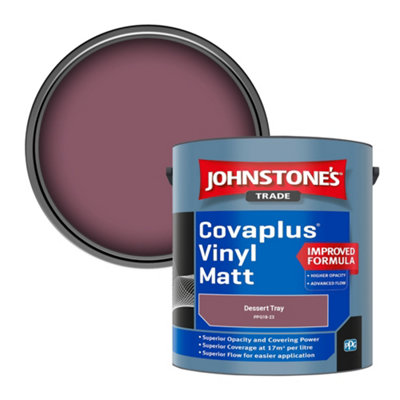 Johnstone's Trade Covaplus Vinyl Matt Walls & Ceilings Emulsion Paint Dessert Tray (Ppg18-23) 2.5L from B&Q