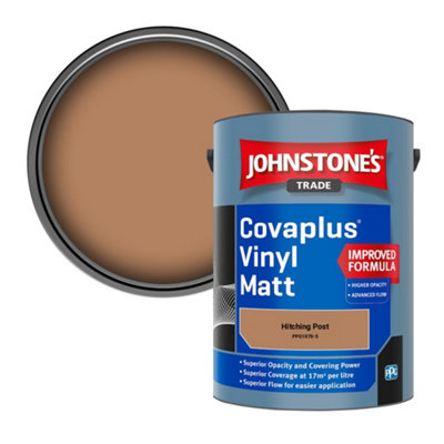Johnstone's Trade Covaplus Vinyl Matt Walls & Ceilings Emulsion Paint Hitching Post (Ppg1070-5) 5L from B&Q