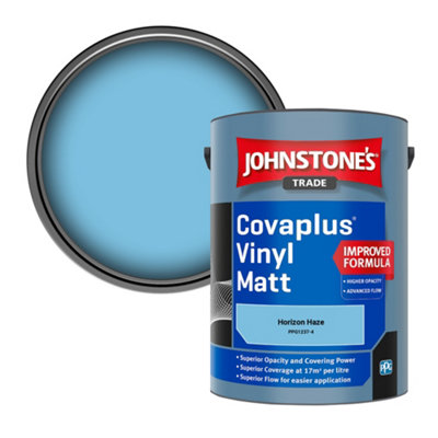 B&Q -  Covaplus Vinyl Matt Walls & Ceilings Emulsion Paint Horizon Haze (Ppg1237-4) 5L