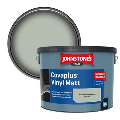 B&Q -  Covaplus Vinyl Matt Walls & Ceilings Emulsion Paint Pinch Of Rosemary (Ppg1128-4) 10L
