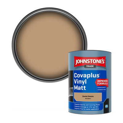 Johnstone's Trade Covaplus Vinyl Matt Walls & Ceilings Emulsion Paint Siesta Dreams (Ppg1080-4) 1L from B&Q