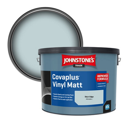 B&Q -  Covaplus Vinyl Matt Walls & Ceilings Emulsion Paint Sky's Edge (Ppg1035-2) 10L