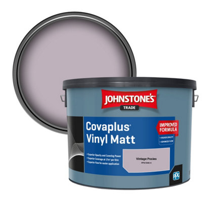 Johnstone's Trade Covaplus Vinyl Matt Walls & Ceilings Emulsion Paint Vintage Posies (Ppg1046-4) 10L from B&Q