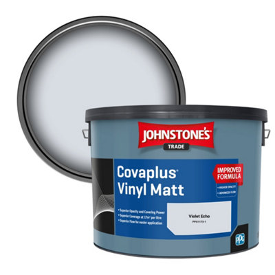 B&Q -  Covaplus Vinyl Matt Walls & Ceilings Emulsion Paint Violet Echo (Ppg1173-1) 10L