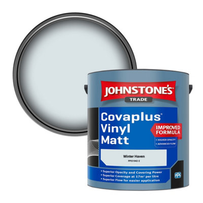 B&Q -  Covaplus Vinyl Matt Walls & Ceilings Emulsion Paint Winter Haven (Ppg1042-2) 2.5L