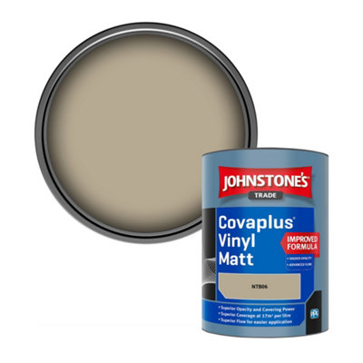 Johnstone's Trade Covaplus Vinyl Matt Walls & Ceilings Emulsion Paint (Ntb06) 1L from B&Q