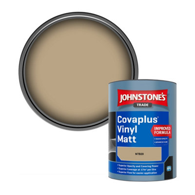Johnstone's Trade Covaplus Vinyl Matt Walls & Ceilings Emulsion Paint (Ntb20) 1L from B&Q