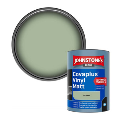 Johnstone's Trade Covaplus Vinyl Matt Walls & Ceilings Emulsion Paint (Ntb309) 1L from B&Q