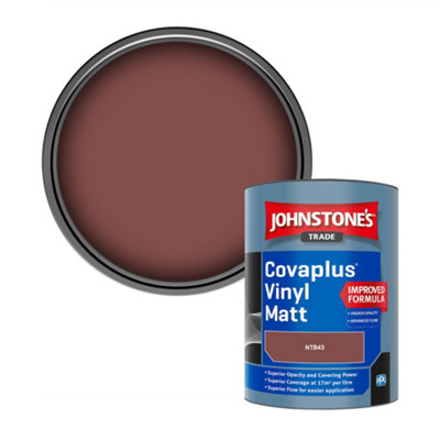 Johnstone's Trade Covaplus Vinyl Matt Walls & Ceilings Emulsion Paint (Ntb43) 1L from B&Q