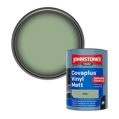 Johnstone's Trade Covaplus Vinyl Matt Walls & Ceilings Emulsion Paint (Ntb81) 1L from B&Q