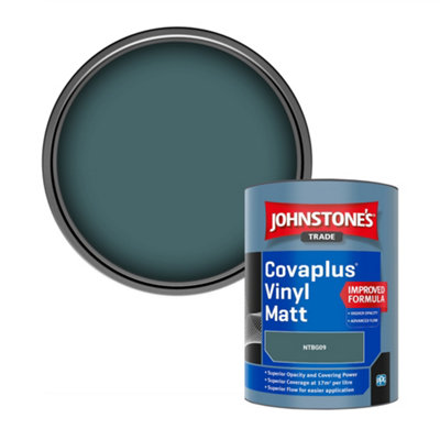 Johnstone's Trade Covaplus Vinyl Matt Walls & Ceilings Emulsion Paint (Ntbg09) 1L from B&Q