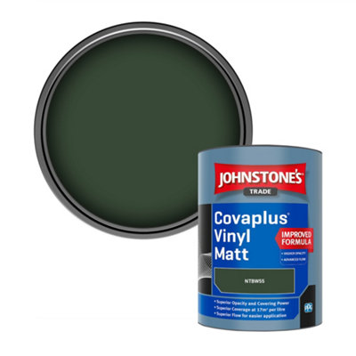 Johnstone's Trade Covaplus Vinyl Matt Walls & Ceilings Emulsion Paint (Ntbw55) 1L from B&Q