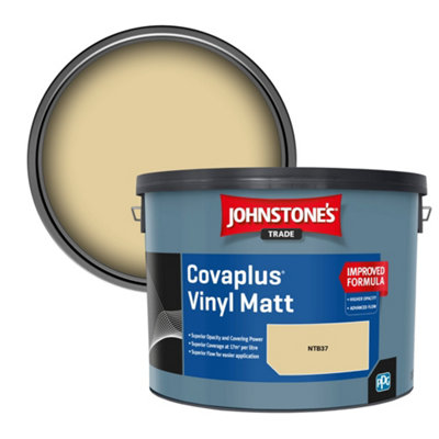Johnstone's Trade Covaplus Vinyl Matt Walls & Ceilings Emulsion Paint (Ntb37) 10L from B&Q