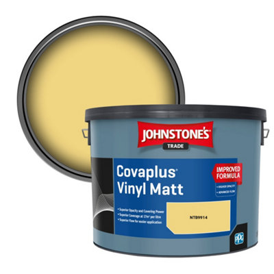 Johnstone's Trade Covaplus Vinyl Matt Walls & Ceilings Emulsion Paint (Ntb9914) 10L from B&Q