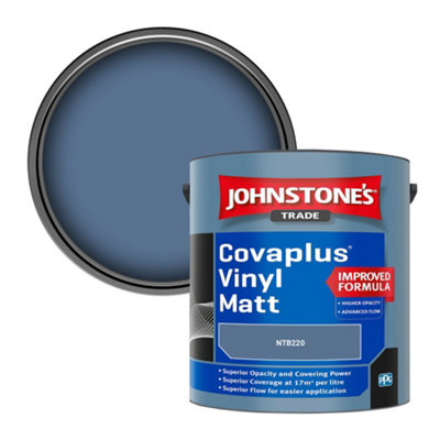 Johnstone's Trade Covaplus Vinyl Matt Walls & Ceilings Emulsion Paint (Ntb220) 2.5L from B&Q