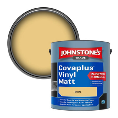Johnstone's Trade Covaplus Vinyl Matt Walls & Ceilings Emulsion Paint (Ntb73) 2.5L from B&Q